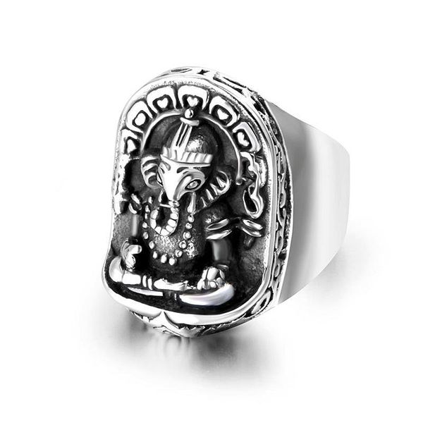 vintage god of wealth elephant ring men's stainless steel national style india ganesha men women lucky jewelry cluster rings, Golden;silver
vintage god of wealth elephant ring men's stainless steel national style india ganesha men women lucky jewelry cluster rings, Golden;silver