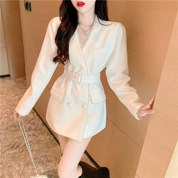 women's suits & blazers 2021autumn and winter dress fashion temperament waist slimming mid-length suit jacket skirt vestidos de mujer c, White;black
women's suits & blazers 2021autumn and winter dress fashion temperament waist slimming mid-length suit jacket skirt vestidos de mujer c, White;black
