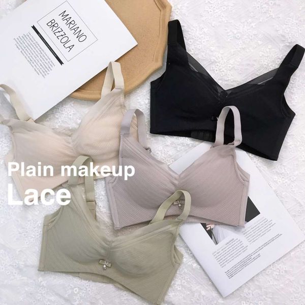 plain makeup simple lace no steel ring women's underwear adjustable skin friendly cotton gathered up bra thick and thin, Red;black
plain makeup simple lace no steel ring women's underwear adjustable skin friendly cotton gathered up bra thick and thin, Red;black