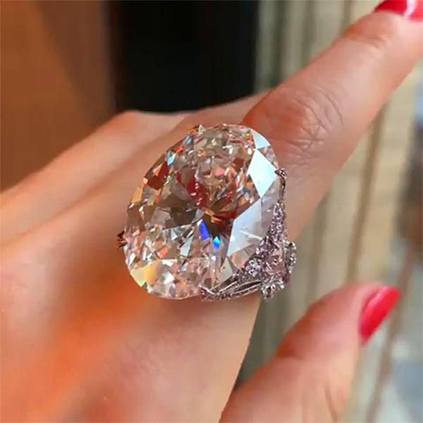 wedding rings trendy female white zircon stone ring classic silver color big engagement charm crystal oval for women, Slivery;golden
wedding rings trendy female white zircon stone ring classic silver color big engagement charm crystal oval for women, Slivery;golden