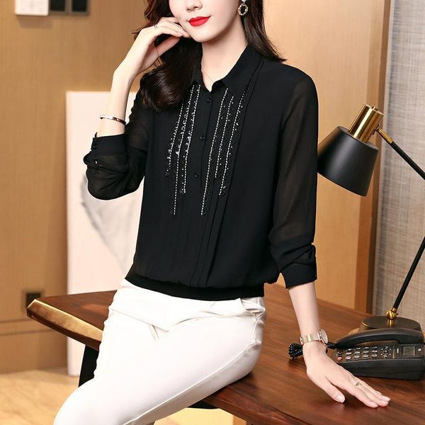 women's blouses & shirts 2021 spring lace patch stitching lapel shenzhen large clothing one piece 211178, White
women's blouses & shirts 2021 spring lace patch stitching lapel shenzhen large clothing one piece 211178, White
