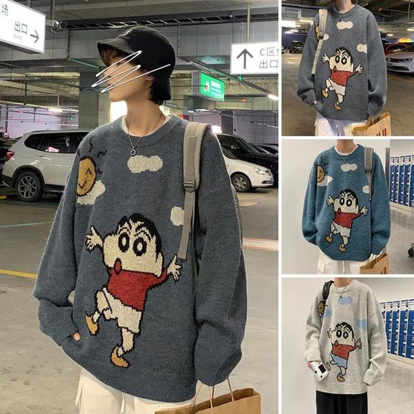 harajuku men's sweater, hip hop casual wear, cartoon clothing, round neck sweater, White;black
harajuku men's sweater, hip hop casual wear, cartoon clothing, round neck sweater, White;black