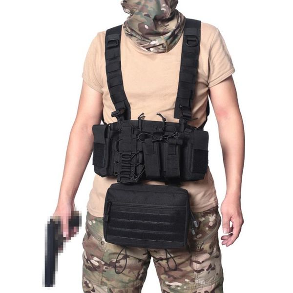 tactical molle vest ammunition box equipped with air color detachable hunting bag jackets, Camo;black
tactical molle vest ammunition box equipped with air color detachable hunting bag jackets, Camo;black