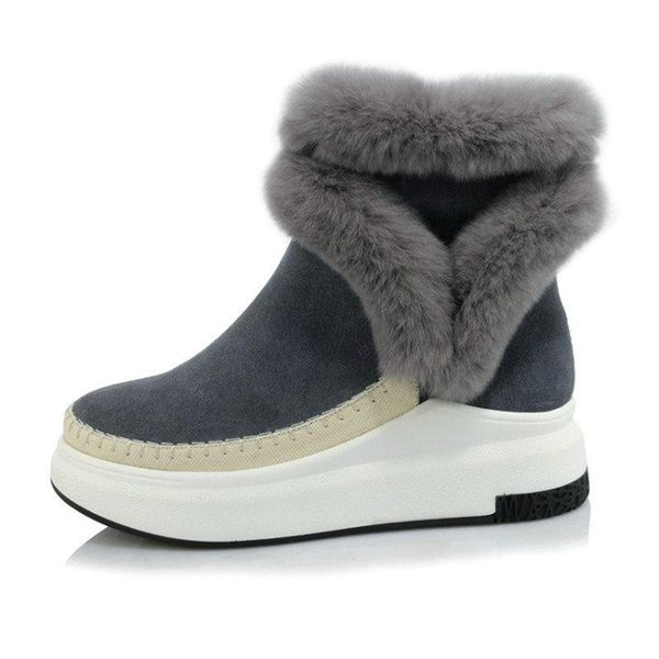 boots 2021 genuine leather women snow winter warm ankle flat platform femal shoes black gray big size 33-43
boots 2021 genuine leather women snow winter warm ankle flat platform femal shoes black gray big size 33-43