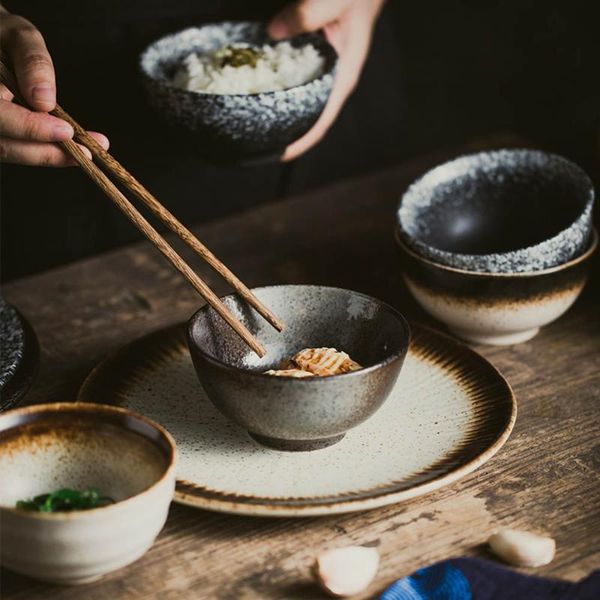 bowls creative retro japanese style stoare rice bowl household ceramic tableware instant noodle soup salad
bowls creative retro japanese style stoare rice bowl household ceramic tableware instant noodle soup salad