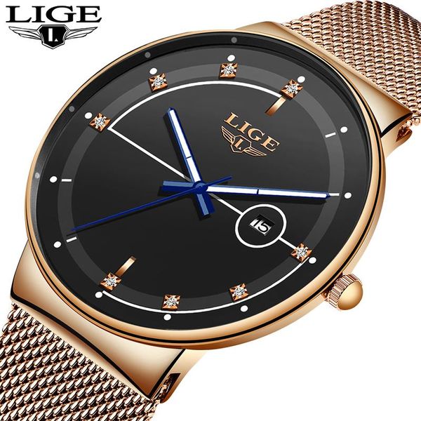 wristwatches fashion women quartz watch ladies lige stainless steel waterproof girl dress clock relogio feminino, Slivery;brown
wristwatches fashion women quartz watch ladies lige stainless steel waterproof girl dress clock relogio feminino, Slivery;brown