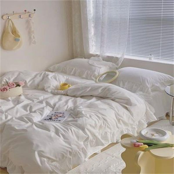 bedding sets nordic style ins set four-piece cotton washed fitted sheet duvet cover pillowcase simple stripes
bedding sets nordic style ins set four-piece cotton washed fitted sheet duvet cover pillowcase simple stripes