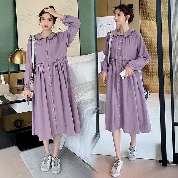 maternity dresses 5026# dress spring autumn cotton mid-long loose stylish a line for pregnant women mom, White
maternity dresses 5026# dress spring autumn cotton mid-long loose stylish a line for pregnant women mom, White