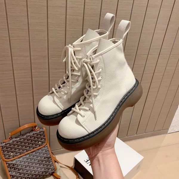 boots winter cowhide leather short 2021 fall inside and outside full thick-soled laceup thin work, Black
boots winter cowhide leather short 2021 fall inside and outside full thick-soled laceup thin work, Black