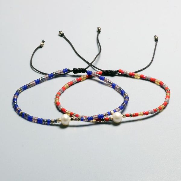 beaded, strands natural pearl lucky thin bracelet for women tiny miyuki beads handmade lace up braided bracelets june girl gift lovely jewel, Black
beaded, strands natural pearl lucky thin bracelet for women tiny miyuki beads handmade lace up braided bracelets june girl gift lovely jewel, Black