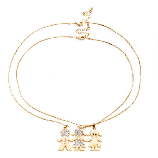 pendant necklaces 2 layered boy girl for women gold color & pendants crystal jewelry chaine homme gift 2021, Silver
pendant necklaces 2 layered boy girl for women gold color & pendants crystal jewelry chaine homme gift 2021, Silver