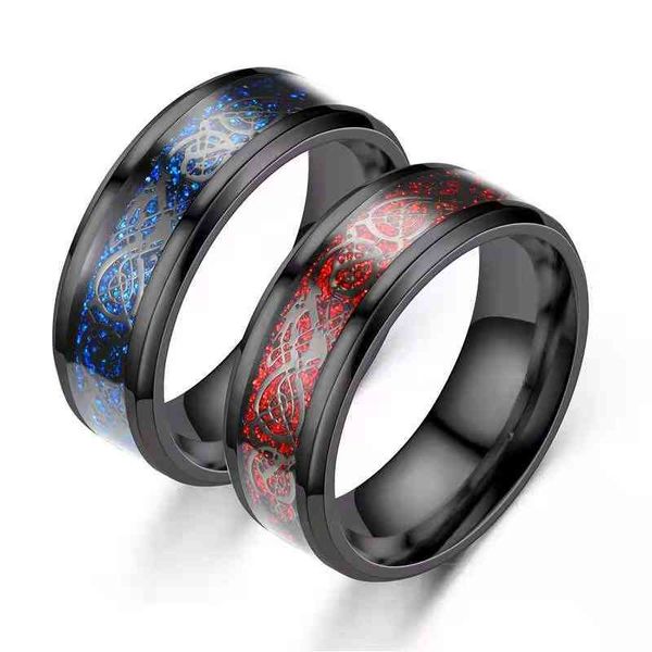 rings personalized fashion dragon pattern titanium steel ring inlaid with piece men's and women's stainless jewelry, Silver
rings personalized fashion dragon pattern titanium steel ring inlaid with piece men's and women's stainless jewelry, Silver
