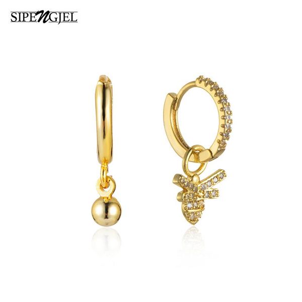 hoop & huggie sipengjel fashion insect bee earrings for women delicate animal piercing ear minimalism sleeper jewelry 2021, Golden;silver
hoop & huggie sipengjel fashion insect bee earrings for women delicate animal piercing ear minimalism sleeper jewelry 2021, Golden;silver