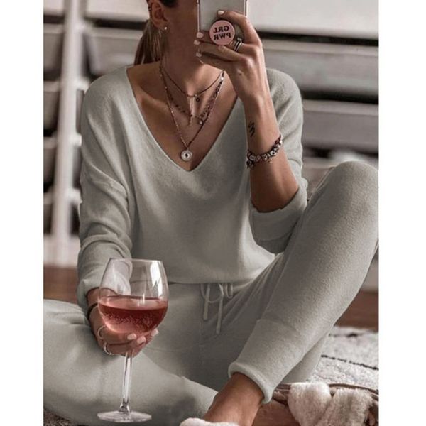 pant yiciya solid spring 2021 2 piece of women's thin elastic workout house comfortable suit base, White
pant yiciya solid spring 2021 2 piece of women's thin elastic workout house comfortable suit base, White