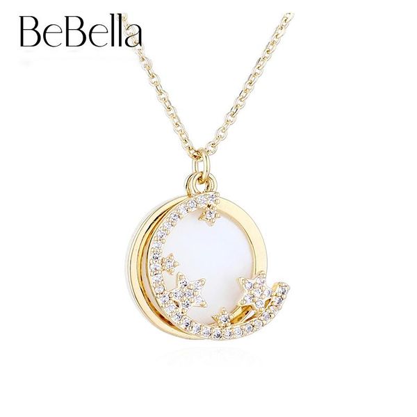 bebella stars in round pendant necklace with czech crystals fashion jewelry for women girl christmas birthday gift 2021 necklaces, Silver
bebella stars in round pendant necklace with czech crystals fashion jewelry for women girl christmas birthday gift 2021 necklaces, Silver