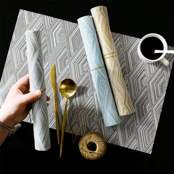 mats & pads north european 3d wave jacquard western food mat pvc creative non slip restaurant dining table plate
mats & pads north european 3d wave jacquard western food mat pvc creative non slip restaurant dining table plate