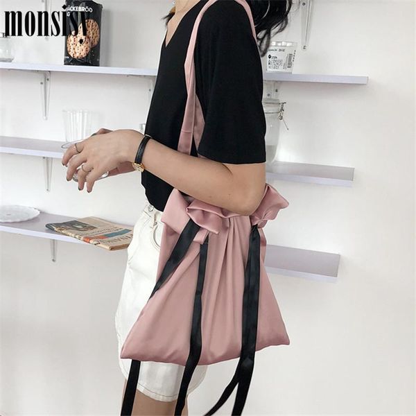 shopping bags monsisy 2021 women drawstring bag ladies glossy tote shoulder fashion satin big capacity female handbag folding
shopping bags monsisy 2021 women drawstring bag ladies glossy tote shoulder fashion satin big capacity female handbag folding