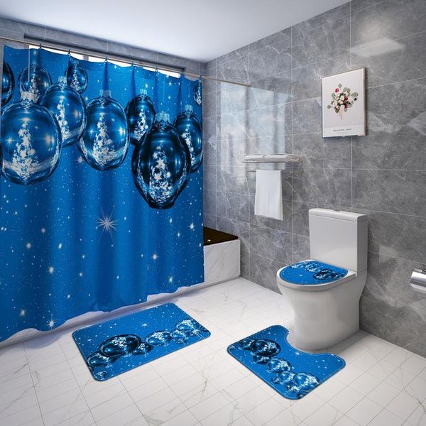 christmas style bath mat and waterproof shower curtain set bathroom decor toilet rug non-slip floor for carpet mats
christmas style bath mat and waterproof shower curtain set bathroom decor toilet rug non-slip floor for carpet mats