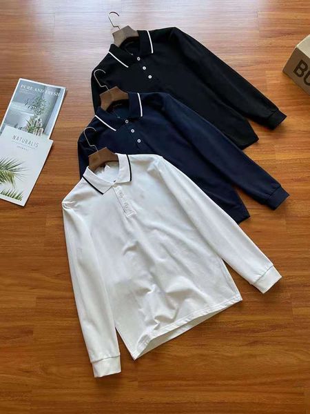 autumn new men's casual fashion lapel cotton long sleeve t-shirt b080812, White
autumn new men's casual fashion lapel cotton long sleeve t-shirt b080812, White