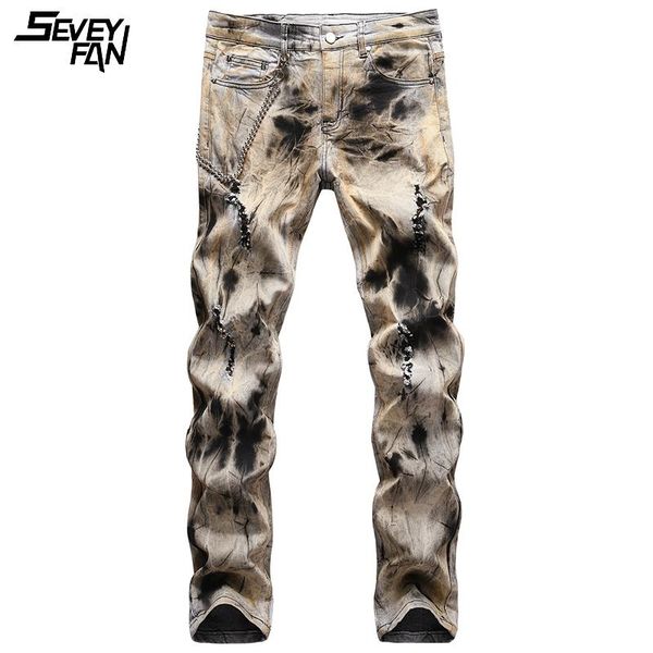 men's jeans vintage ripped denim pants hip hop tie dye streetwear slim hole men fashion washes spring autumn casual jean trousers male, Blue
men's jeans vintage ripped denim pants hip hop tie dye streetwear slim hole men fashion washes spring autumn casual jean trousers male, Blue