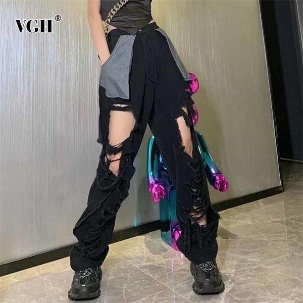 casual hollow out denim pants for women high waist hit color patchwork pockets full length straight jeans female summer 210531, Blue
casual hollow out denim pants for women high waist hit color patchwork pockets full length straight jeans female summer 210531, Blue