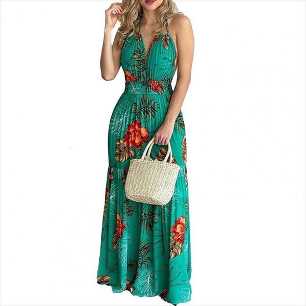 plus size summer vintage floral women dresses print halter backless large hem beach, Black;gray
plus size summer vintage floral women dresses print halter backless large hem beach, Black;gray