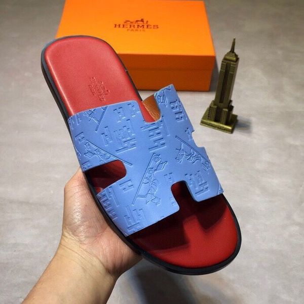 slipper the latest fashion trend men's color leather h slippers are made of imported sheepskin and cow leatherzly, Black
slipper the latest fashion trend men's color leather h slippers are made of imported sheepskin and cow leatherzly, Black