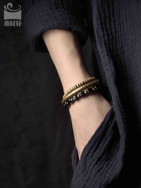 minority designer bracelet female obsidian copper bead male handmade couple jewelry, Golden;silver
minority designer bracelet female obsidian copper bead male handmade couple jewelry, Golden;silver