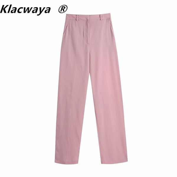 women chic fashion side pockets wide leg pants vintage high waist zipper fly female trousers mujer 210521, Black;white
women chic fashion side pockets wide leg pants vintage high waist zipper fly female trousers mujer 210521, Black;white