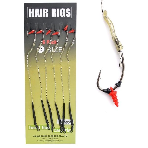 fishing hooks carp chod rig 6pcs/set plastic bait screw braid line ready tied curve shank size 2# 4# 6# 8#
fishing hooks carp chod rig 6pcs/set plastic bait screw braid line ready tied curve shank size 2# 4# 6# 8#
