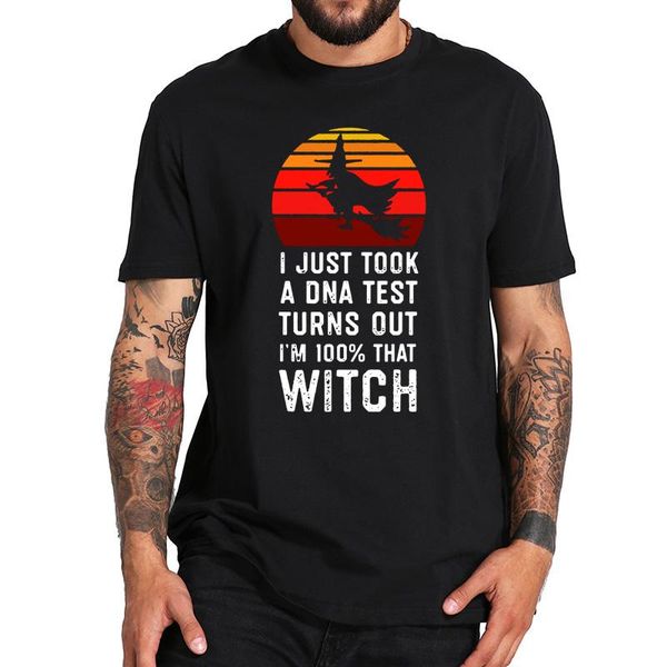 men's t-shirts i just took a dna test turns out i'm 100% witch t shirt halloween tshirt crewneck soft black tee cotton, White;black
men's t-shirts i just took a dna test turns out i'm 100% witch t shirt halloween tshirt crewneck soft black tee cotton, White;black