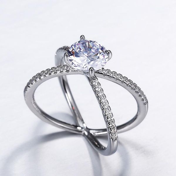 huitan cross women rings inlaid big round cubic zirconia silver plated wedding ring stylish girl party jewelry drop, Slivery;golden
huitan cross women rings inlaid big round cubic zirconia silver plated wedding ring stylish girl party jewelry drop, Slivery;golden