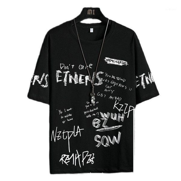 men's t-shirts high street hip hop mens t-shirt 2021 harajuku print short sleeved men casual thin summer t shirt quality cotton top, White;black
men's t-shirts high street hip hop mens t-shirt 2021 harajuku print short sleeved men casual thin summer t shirt quality cotton top, White;black