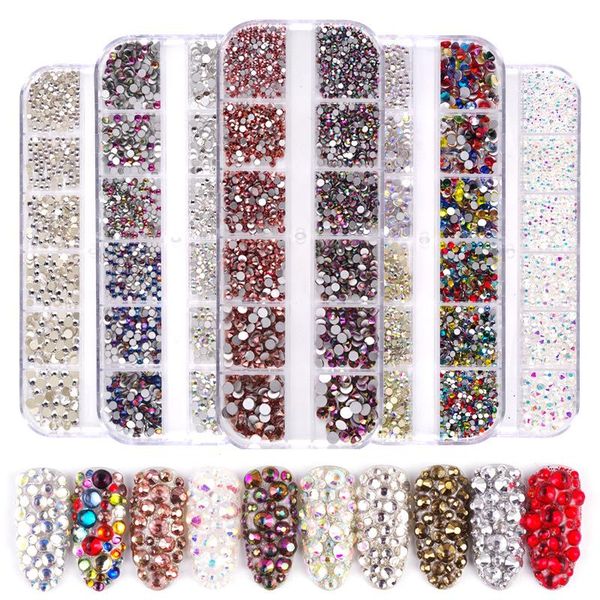 nail art decorations shiny 12 grid flat-bottomed diamond ab rhinestone long strip boxed fantasy jewelry mixed 1440 pieces, Silver;gold
nail art decorations shiny 12 grid flat-bottomed diamond ab rhinestone long strip boxed fantasy jewelry mixed 1440 pieces, Silver;gold