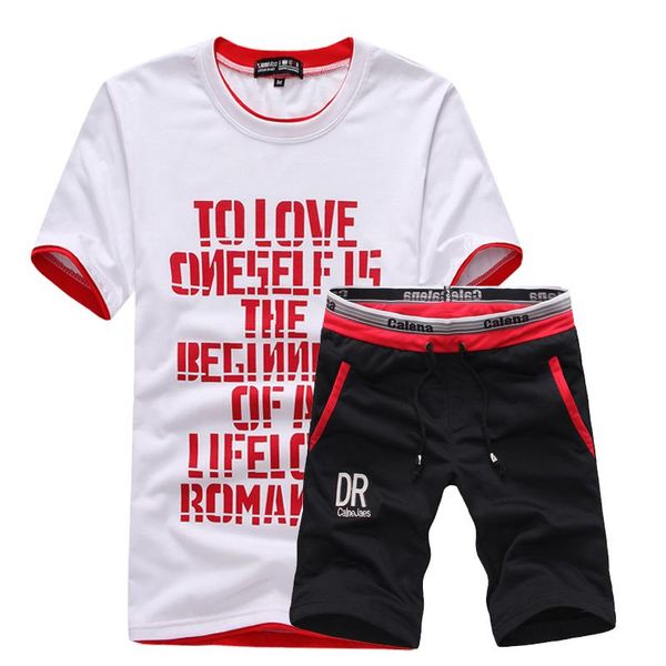 men's tracksuits summer sets t-shirts+shorts fashion men sportswear short sleeves t-shirts+short pants size 3xl, Gray
men's tracksuits summer sets t-shirts+shorts fashion men sportswear short sleeves t-shirts+short pants size 3xl, Gray