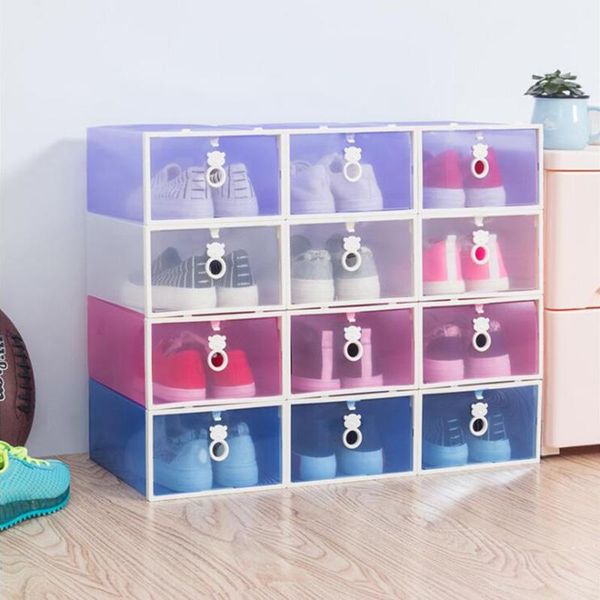 clothing & wardrobe storage 4pcs/set thickened flip shoes transparent sliding door case plastic shoe boxes stackable box organizer
clothing & wardrobe storage 4pcs/set thickened flip shoes transparent sliding door case plastic shoe boxes stackable box organizer