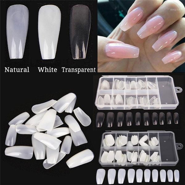 100/ 600pcs ballerina nail art tips clear/ natural false coffin nails flat shape full cover fake manicure tool1, Red;gold
100/ 600pcs ballerina nail art tips clear/ natural false coffin nails flat shape full cover fake manicure tool1, Red;gold