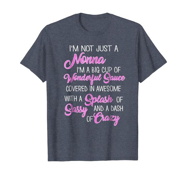 Big Cup of Wonderful Nonna Grandmother T-Shirt, Mainly pictures