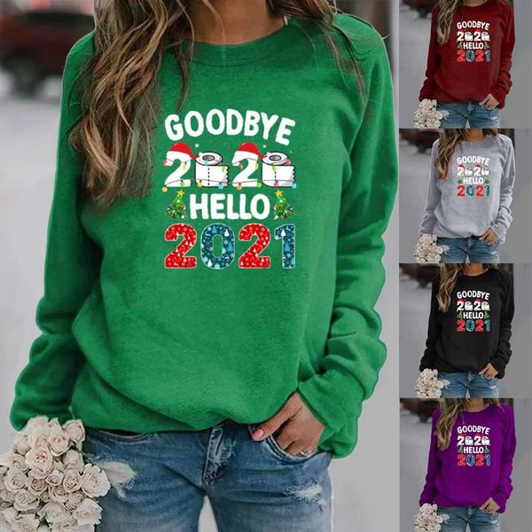women hoodie goodbye 2021 hello letter printed hoodies fleece long sleeve o neck sweatshirt girls pullovers winter women's & sweatshirt, Black
women hoodie goodbye 2021 hello letter printed hoodies fleece long sleeve o neck sweatshirt girls pullovers winter women's & sweatshirt, Black