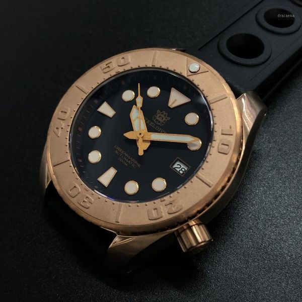 bronze 1971s automatic watch men nh35 sapphire· crystal cusn8 diver 200m c3 luminous mechanical wristwatches, Slivery;brown
bronze 1971s automatic watch men nh35 sapphire· crystal cusn8 diver 200m c3 luminous mechanical wristwatches, Slivery;brown