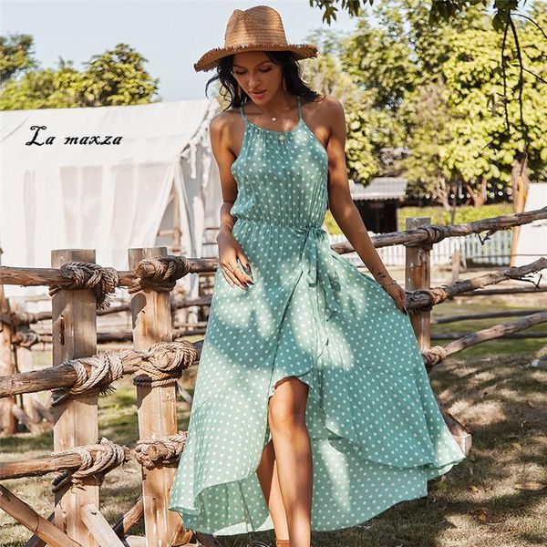 summer dot women dress bohemian beach fashion casual loose long dresses, Black;gray
summer dot women dress bohemian beach fashion casual loose long dresses, Black;gray