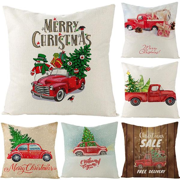 cushion/decorative pillow home decor christmas cover cartoons red truck cute animal cushion holiday decorations chair seat throw pillowcase
cushion/decorative pillow home decor christmas cover cartoons red truck cute animal cushion holiday decorations chair seat throw pillowcase
