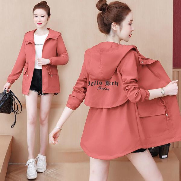 women's jackets windbreaker female 2021 autumn women jacket korean loose long sleeve hooded coat casual outerwear plus size 4xl, Black;brown
women's jackets windbreaker female 2021 autumn women jacket korean loose long sleeve hooded coat casual outerwear plus size 4xl, Black;brown