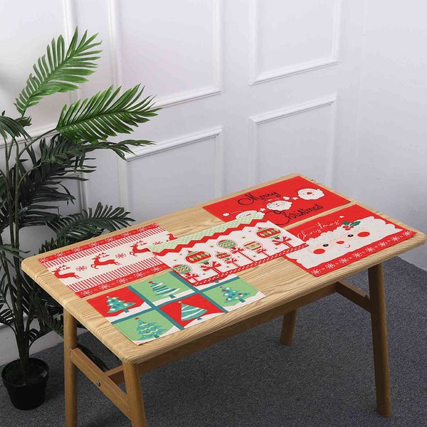christmas new decoration products restaurant l meal mat santa insulation 
christmas new decoration products restaurant l meal mat santa insulation