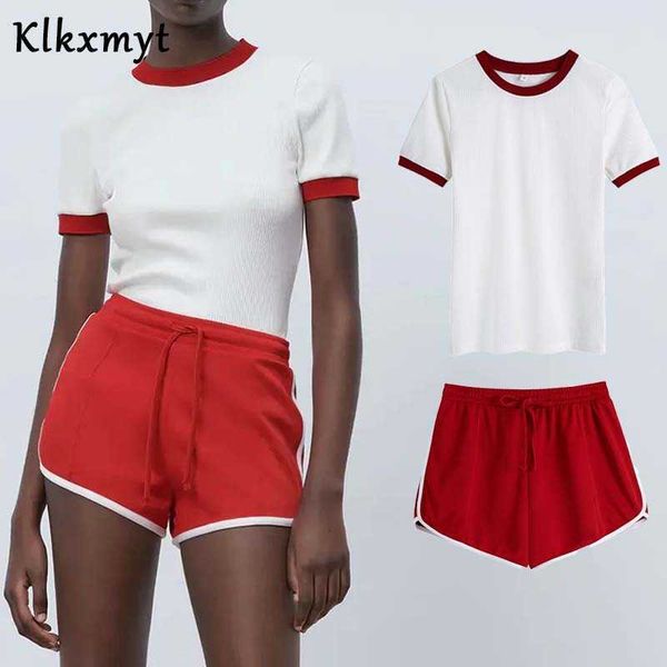 klkxmyt za two pieces set women chic fashion ribbing t-shirt and high waist drawstring shorts woman 2 sets 210527, White
klkxmyt za two pieces set women chic fashion ribbing t-shirt and high waist drawstring shorts woman 2 sets 210527, White