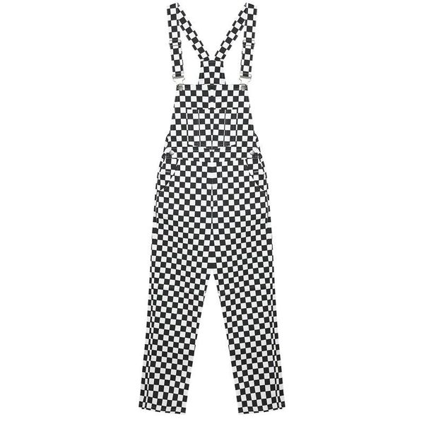 women's jumpsuits & rompers women checkerboard wide leg pants overalls 2021 casual old school hiphop harajuku checkered plaid womens ju, Black;white
women's jumpsuits & rompers women checkerboard wide leg pants overalls 2021 casual old school hiphop harajuku checkered plaid womens ju, Black;white