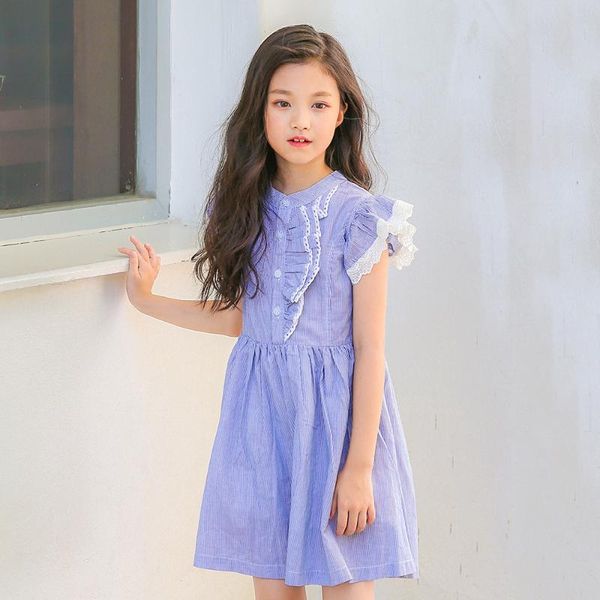 girl's dresses girls summer 2021 korean mother daughter striped princess dress flying sleeves lace kids children's clothing, Red;yellow
girl's dresses girls summer 2021 korean mother daughter striped princess dress flying sleeves lace kids children's clothing, Red;yellow