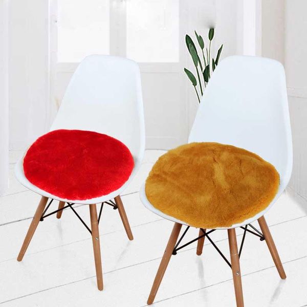 round seat artificial wool chair cushion pure color single bench pad mattress cushion/decorative pillow
round seat artificial wool chair cushion pure color single bench pad mattress cushion/decorative pillow