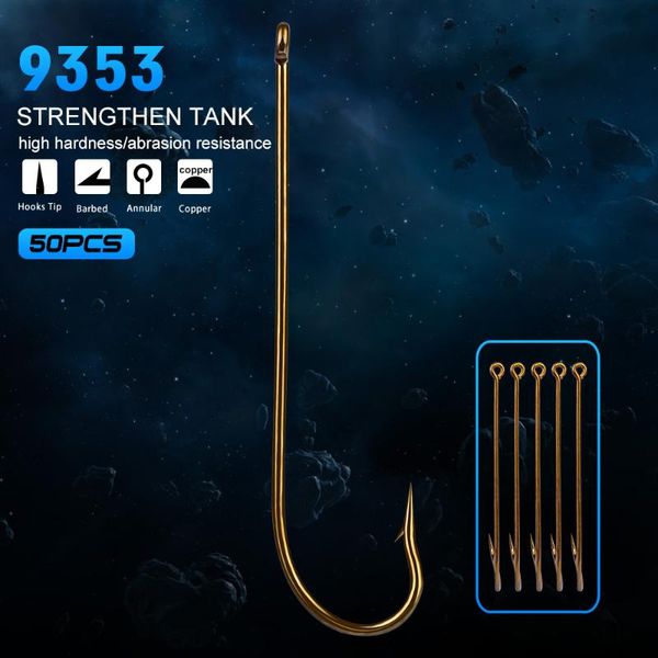 fishing hooks 50pcs/lot saltwater hook brown color single high-carbon steel fishhook high strength 1#-12#
fishing hooks 50pcs/lot saltwater hook brown color single high-carbon steel fishhook high strength 1#-12#