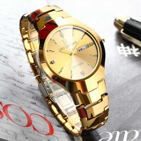 wristwatches 2021 lover watch pair waterproof tungsten steel men women couples lovers watches set relogio feminino, Slivery;brown
wristwatches 2021 lover watch pair waterproof tungsten steel men women couples lovers watches set relogio feminino, Slivery;brown
